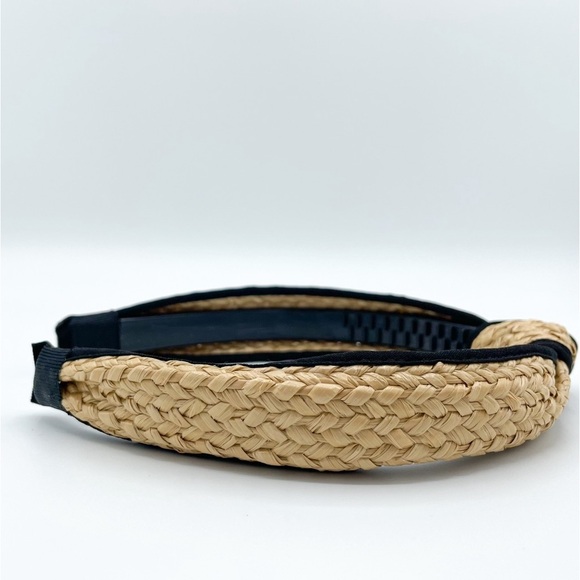 Set of 2 Straw Knot Headbands - Picture 3 of 7